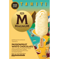 Passionfruit White Chocolate Ice Cream (4 x 90ml)