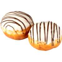 Chocolate Iced Custard Filled Donut (2pk)