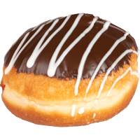Chocolate Iced Jam Filled Donut (1pk)