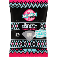 Blue Corn Tortilla Chips With Sea Salt (150g)