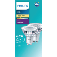 LED Warm White 4.6W 410 Lumen Spot Light (2pk)