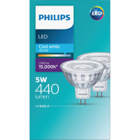 LED Cool White 5W 410 Lumen Spot Light (2pk)