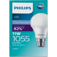 LED Cool Daylight 11W 1055 Lumen Bayonet Bulb (1pk)