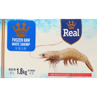 Raw Whole Vannamei Prawns 40/50 (1.8kg)