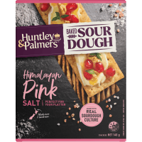 Himalayan Pink Salt Baked Sour Dough Crackers (140g)