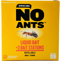 No Ants Liquid Bait + 3 Bait Stations (60ml)