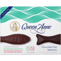 Peppermint Hokey Pokey Strawberry & Raspberry Chocolate Fish Selection (200g)