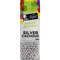 Natural Silver Cachous Sprinkles (50g)