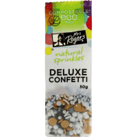 Deluxe Confetti Natural Sprinkles (50g)