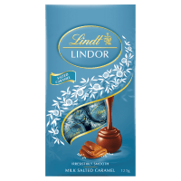 Lindor Salted Caramel Milk Chocolates (123g)