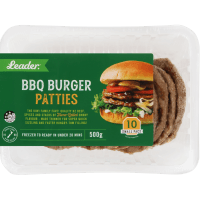 BBQ Burger Patties (10pk)