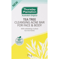Tea Tree Cleansing Acne Bar for Face & Body (95g)