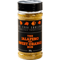 The Jalepeno & Sweet Orange Rub Shaker (300g)