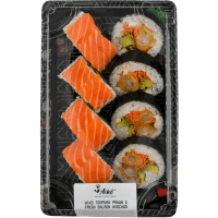 Tempura Prawn & Fresh Salmon Avocado Sushi (8pk)