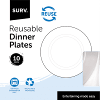 Reusable Dinner Plates (10pk)