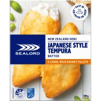 Hoki Japanese Style Tempura Batter Wild Caught Fillets (280g)