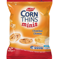 Cheddar Cheese Corn Thins Minis (80g)