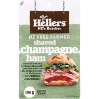 NZ Free Farmed Shaved Champagne Ham (100g)