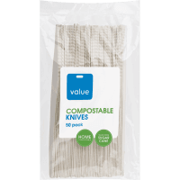 Sugarcane Compostable Knives (50pk)