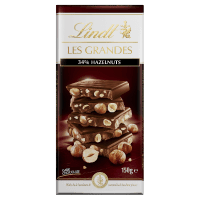 Les Grandes Hazelnut Dark Chocolate Block (150g)