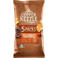 Wood Fired BBQ Potato Chips Multipack (5 x 22g)