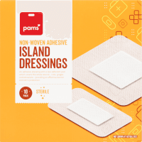 Non Woven Adhesive Sterile Island Dressings (10pk)