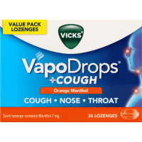 VaporDrops Orange Menthol Lozenges (36pk)