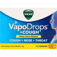 VaporDrops Honey Lemon Menthol Lozenges (16pk)