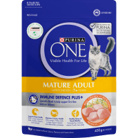Mature Adult 7+ Years With Chicken Dry Cat Food (450g)