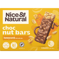 Honeycomb Choc Nut Bars (6 x 30g)