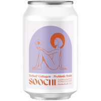 Passion Peach Collagen + Prebiotic Soda (330ml)