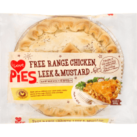 Free Range Chicken Leek & Mustard Pie (800g)