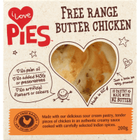 Free Range Butter Chicken Pie (200g)