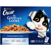 Adult Ocean Menus Jelly Wet Cat Food Pouch (12 x 85g)