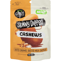 Skinny Dipped Salted Caramel Milk Chocolate Cashews (260g)