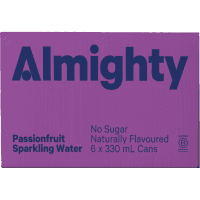 No Sugar Passionfruit Sparkling Water (6 x 330ml)
