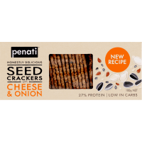 Cheese & Onion Seed Crackers (100g)