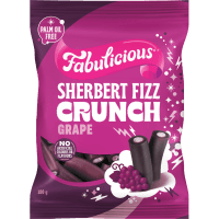 Fabulicious Grape Sherbert Fizz Crunch (180g)