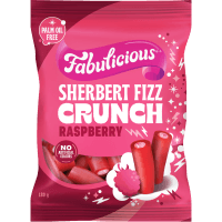 Fabulicious Raspberry Sherbert Fizz Crunch (180g)