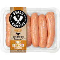 Rum & Que Pitmaster Series Pork Rib Rocker Sausages (500g)