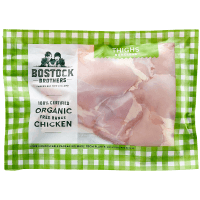 100% Certified Organic Free Range Boneless Chicken Thighs (500g)
