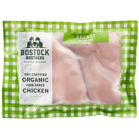 100% Certified Organic Free Range Skinless Chicken Breast (500g)