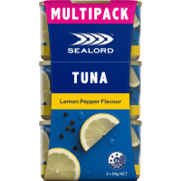 Lemon Pepper Flavour Tuna Multipack (3 x 95g)