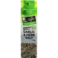 Naturals Garlic & Herb Salt Grinder Refill (70g)