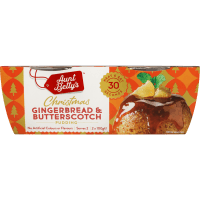 Christmas Gingerbread & Butterscotch Pudding (2 x 100g)