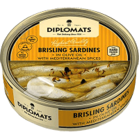 Brisling Sardines In Olive Oil With Mediterranean Spices (160g)