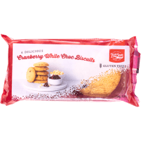 Gluten Free Cranberry White Choc Biscuits (6 x 25g)