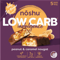 Low Carb Peanut & Caramel Nougat Indulgence Bars (5 x 32g)