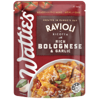 Ricotta Bolognese & Garlic Ravioli Pasta Meal (350g)