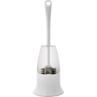 Round Silicone Toilet Brush With Holder (pk)